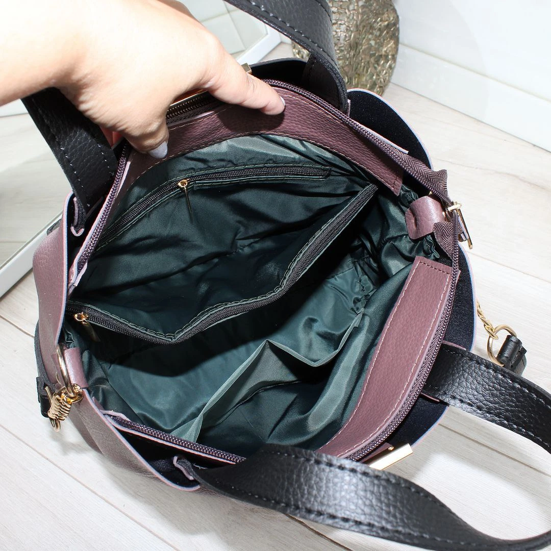 Сумка темна пудра класична вишукана для вечірнього виходу